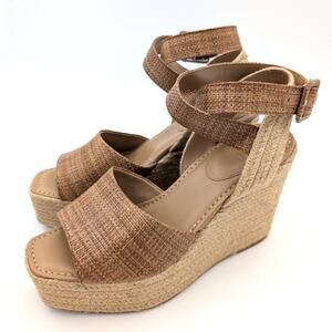 Sam Edelman Vada Espadrille Wedge Heel Platform Sandals Women's Size US10 EU41